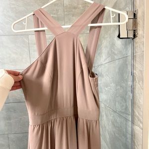 Long Musk/Purple Bridesmaids dress